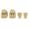 Sun Visor Support Retainer Fastener Clips Beige For GMC 95994975 2PCS ABS & PC