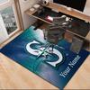 Custom NameMariners Team Logo Carpet, Indoor Rug, Chair Rug, Living Rooms, Doormat Made From Polyester Home Decor Birthday Christmas Gifts