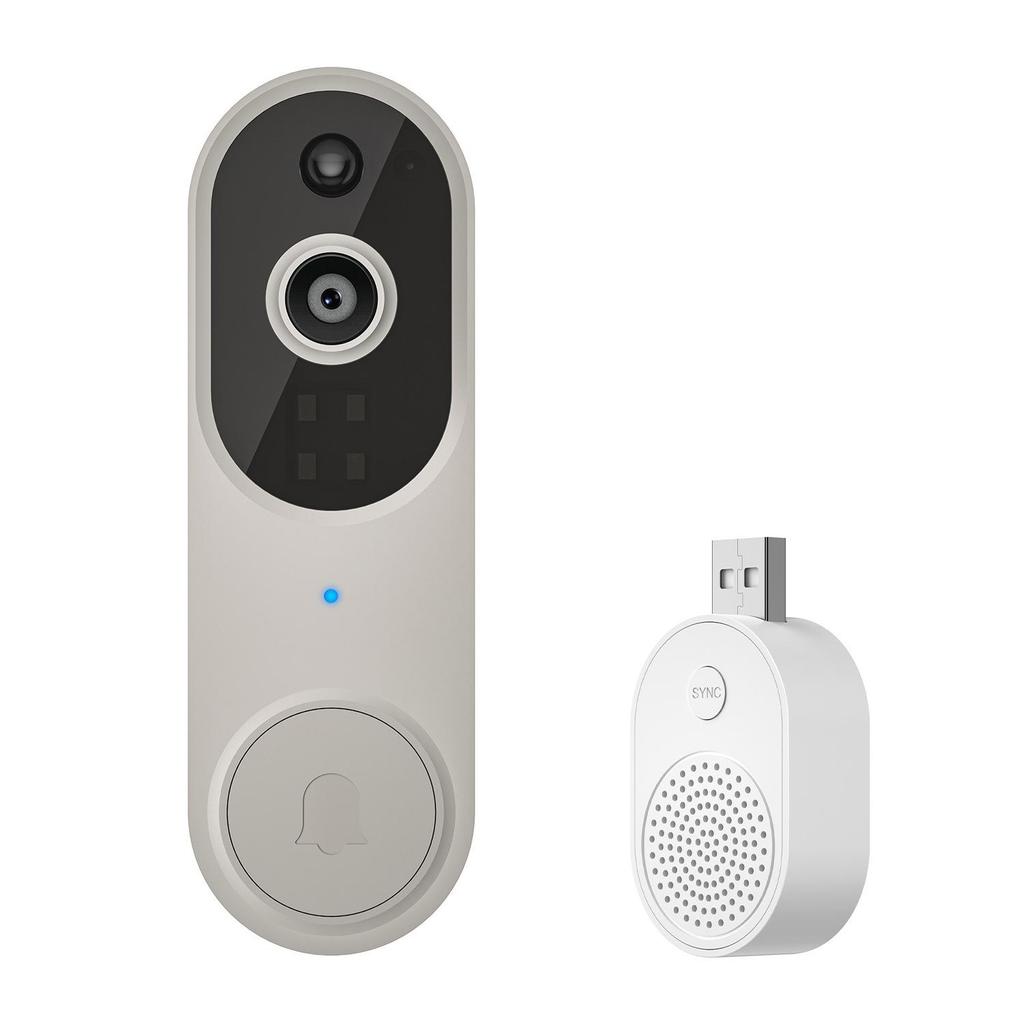 Smart Wi-Fi Doorbell with Intercom, Human Detection, HD Night Vision & Home Monitoring
