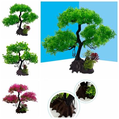 Under Water Aquarium Tree Fishtank Landscaping Aquarium Accessories Natural Bonsai Trees  Office
