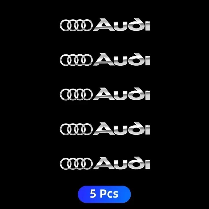 Metal emblem Auto Decor Decals Reflective Car Window Wiper Stickers For q2 Sline S3 A1 A3 A4 A5 A7 A8 Q3 Q5 Q7 TT Accessories