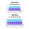 Weekly Portable Travel Pill Box Cases 7 Days Organizer 14 Grids Pills Container Storage Tablets Vitamins Medicine Fish Oils
