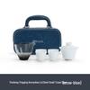 Nanshan Xiansheng Light Luxury Ceramic Gongfu Tea Set with Travel Case