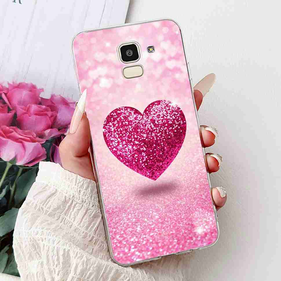 For Samsung Galaxy J6 2018 SM-J600F Case Popular Love Cool Tiger Soft Silicone TPU Cover For Samsung j6 J6 2018 Phone Shell Bag