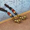 1Pcssanxingdui Brass Divine Beast Ornament Keychain Pendant Backpack Pendantgift Gift Tourism Commemoration