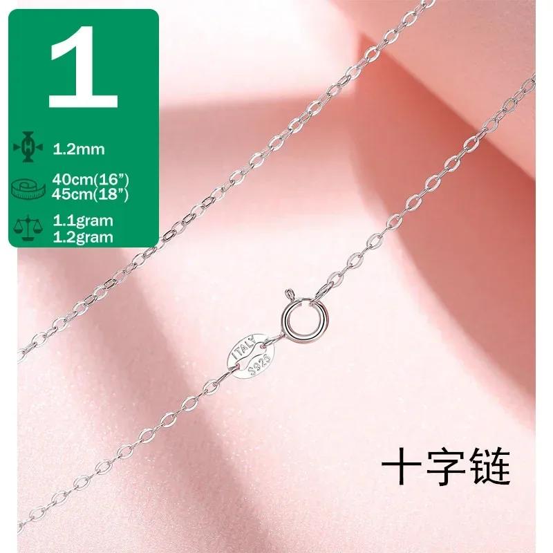 

TrustDavis Real 925 Silver Necklace Water-wave Snake Beads Box Chain 40/45cm Necklace For Woman Necklace Jewelry DC25 40cm&Silver