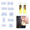 Resin Jewelry Molds Silicone Mold for Epoxy Resin Earring Making Supplies Resin Keychain Mold DIY Jewelry Silicone Mould
