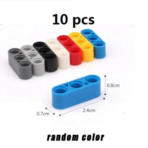 MOC High-tech Beam Thick Series L-shape and Bent Beam DIY Building Blocks Bricks Compatible with Lego High-tech Educational Toy