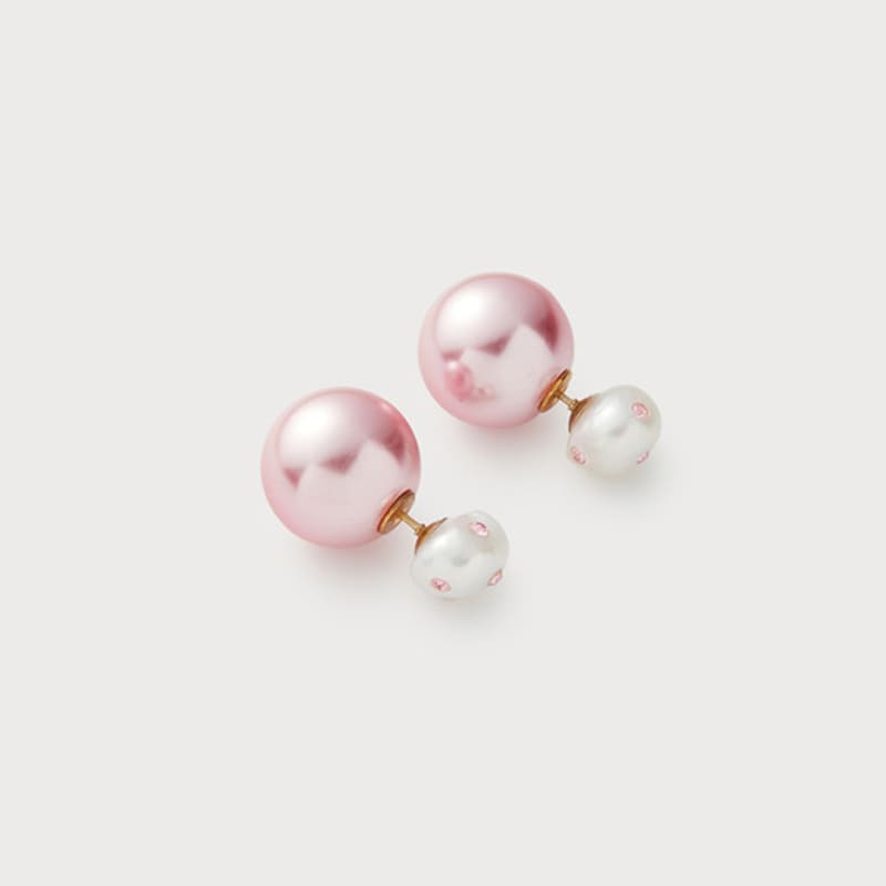 PEARLSONATE Ashore Earrings, Light Pink