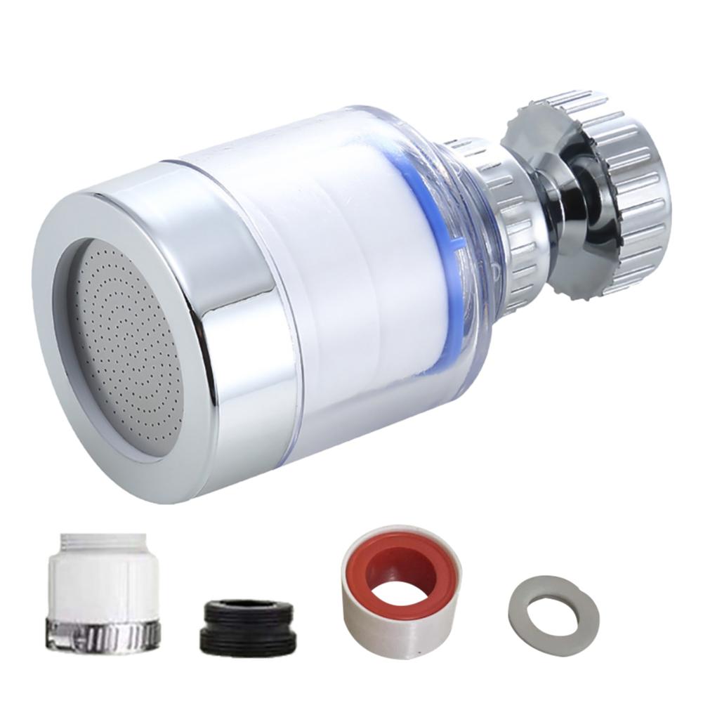 360°Rotating Faucet Water Purifier Household Kitchen Faucet Filter Element Remove Chlorine Heavy Metal Water Saving Tap Filter