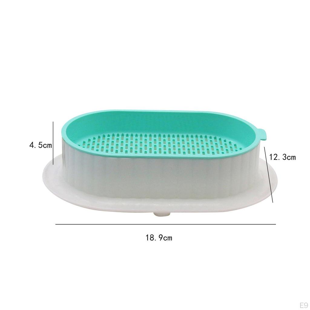 Tray Catnip Cultivation Box Wheatgrass Grower Detachable Pet Cats Grass Growing for