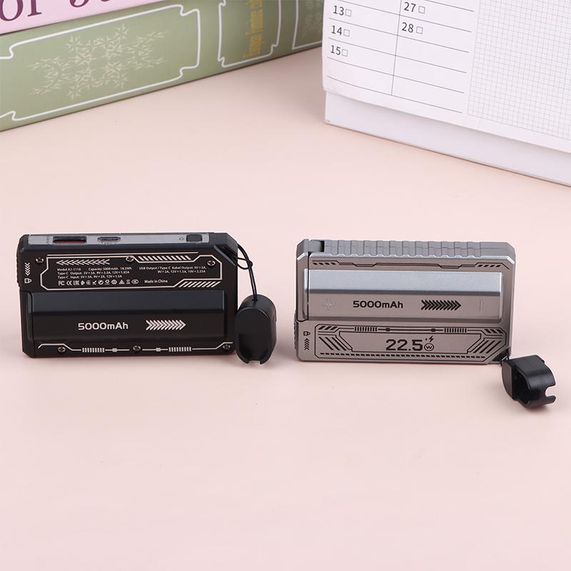 21700 Universal Battery Charger Case 20W Type-C Battery Holder Fast Charging Built-In Cable Detachable Diy Power Bank Box