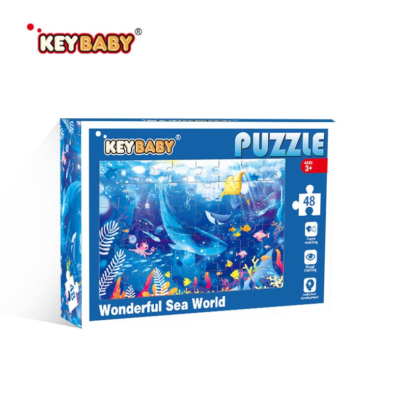 

New Step Level Puzzle Set 6 Stages 48 Pieces Adult Brain Training Office Stress Relief Cognitive Skill Development Fun Game