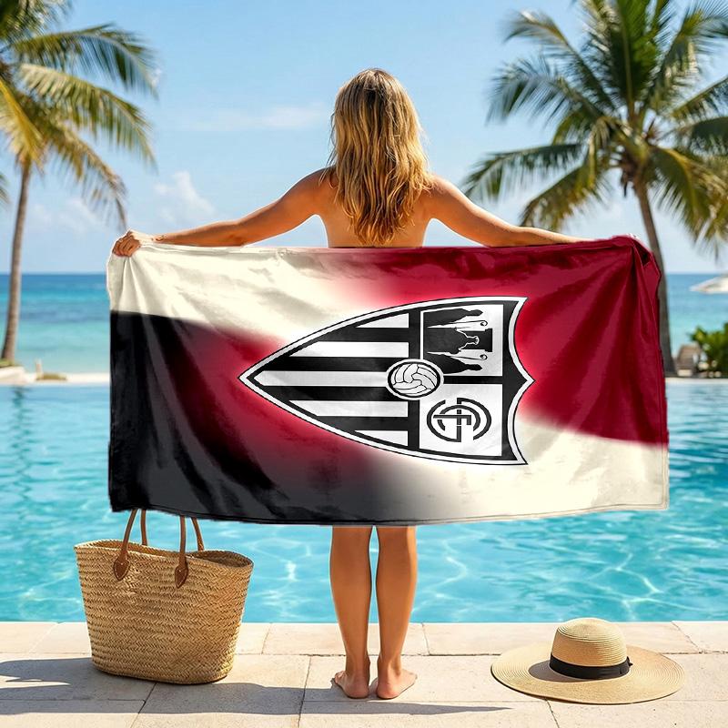 Asciugamano da Spiaggia Sevilla FC ad Asciugatura Rapida in Microfibra Assorbente Portatile da Viaggio per Nuoto