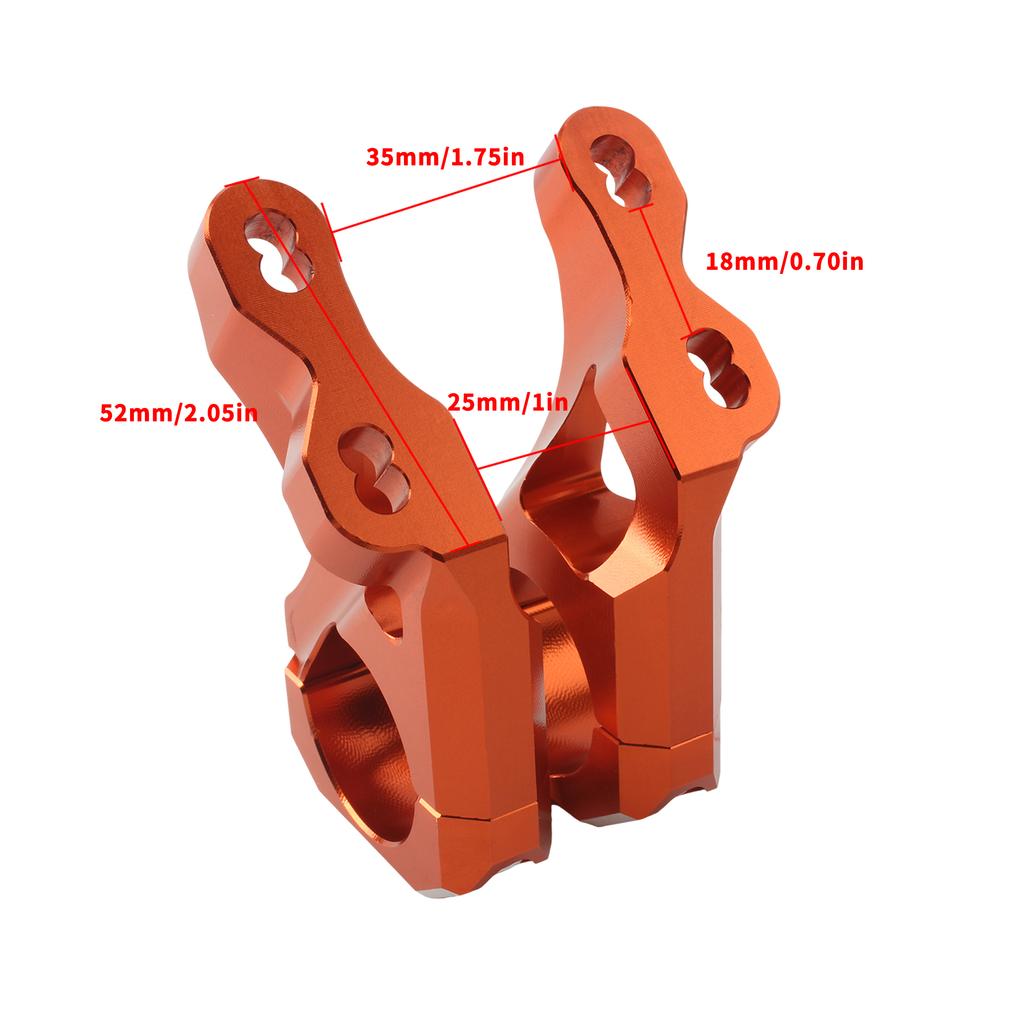 Motorrad Riser Frontlenkerhalterung CNC Aluminium für Surron Light Bee X Modifizierte Teile Pit Dirt Bike Motocross Zubehör