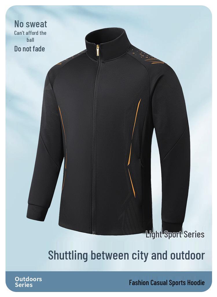 Unisex Long Sleeve Sports Jacket for Table Tennis and Badminton Competitions