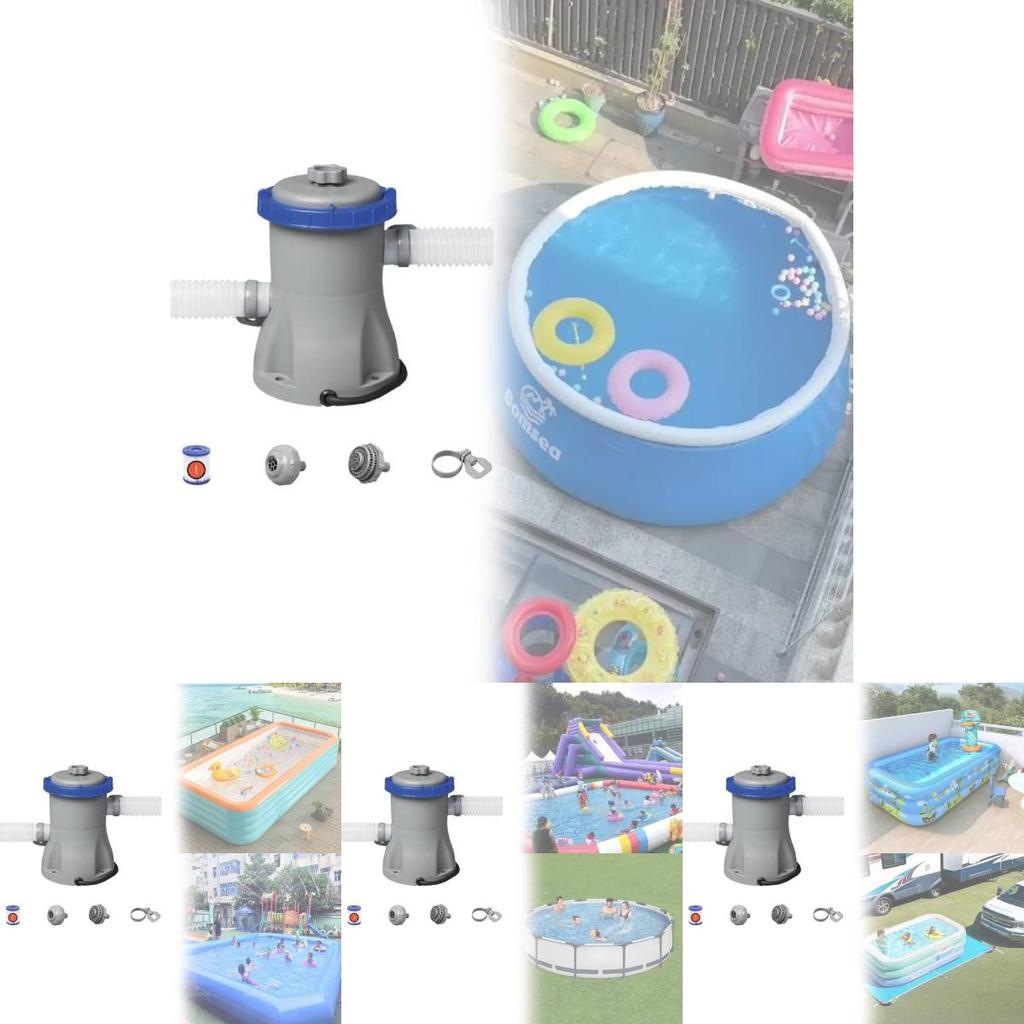 Swimming Pool Filter Pump With And Drainage For Recreational Water Use