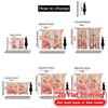 2D Flat Printing  2pcs Artistic Celebration Chic Curtains Polyester Easy Install Curtains Home Decor Perfect for digital printing