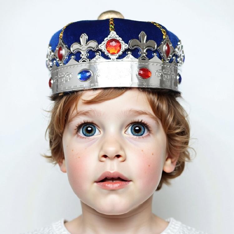 King Crown Hat Royal King Crowns Party Hat King Queen Crowns Birthday Crown Hat Halloween Headwear Costume Accessories