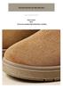 2026 Women's Winter Snow Boots - Short, Plush Velvet, Warm, Comfy, Thick Heel, Autumn/Winter Cotton Footwear