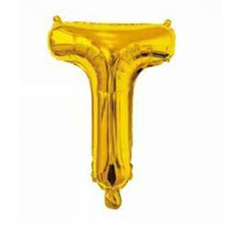 16 Inch Slim Gold Letter Aluminum Foil Balloon Bright Gold Wedding Decoration Film Balloon