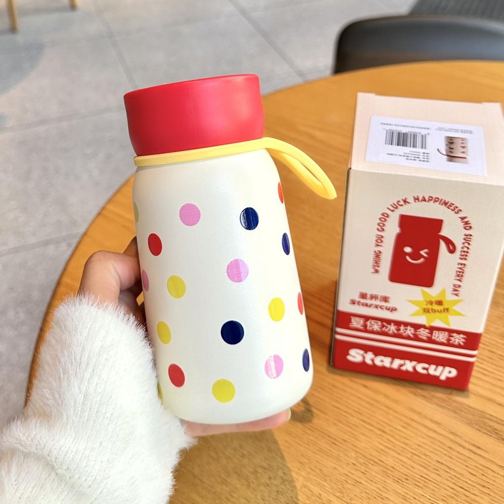 Cartoon Dog Kids Reusable Insulated Water Bottle With Handle For School And Travel