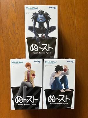DEATH NOTE L Noodle Stopper Figure Set pf 3 Ryuk Light Yagami FS