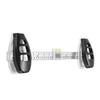 Picture Hanging Level Tool ABS Frame Positioning Tool Alignment Ruler with Built in Level for Accurate Wall Decoration