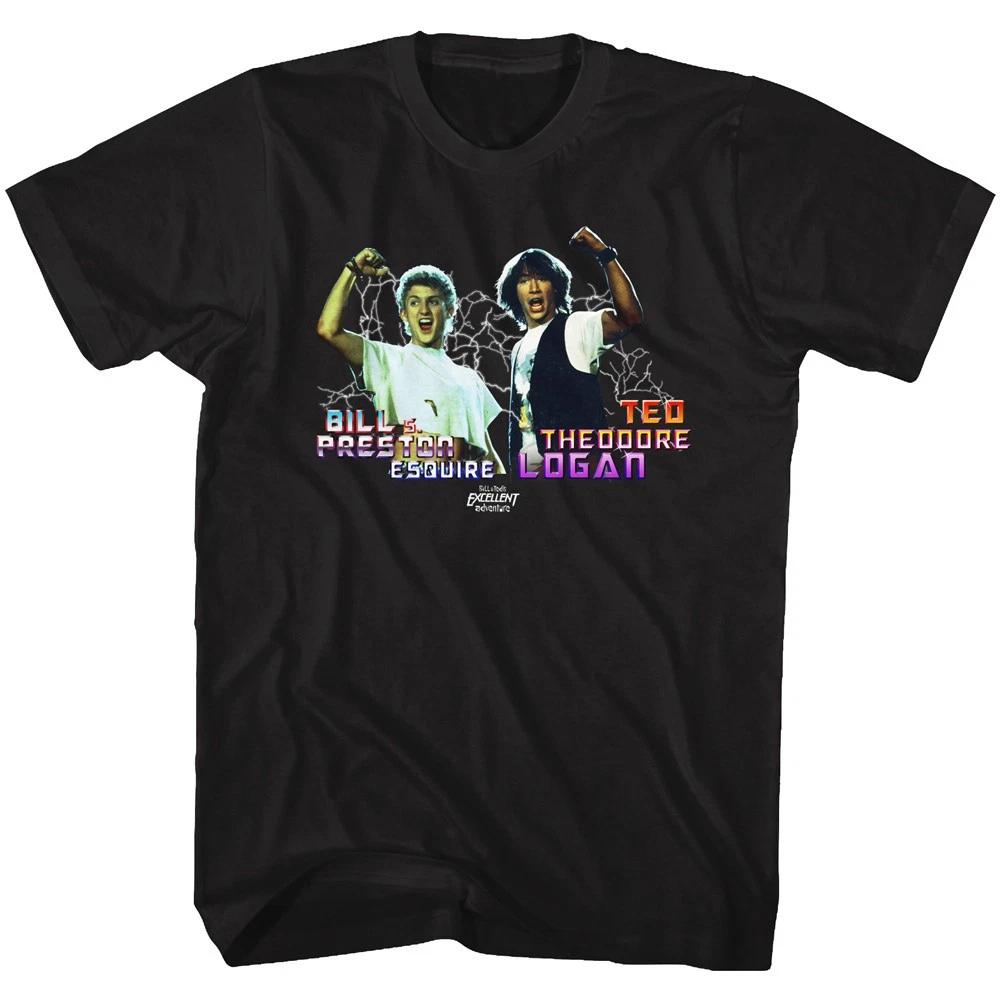 Bill & Ted s Excellent Adventure Movie Bill Esquire & Ted Logan Men s T shirt S