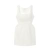 Slimming Sleeveless Vest Dress & Round Neck Shawl - Women's Formal Black Skirt Set