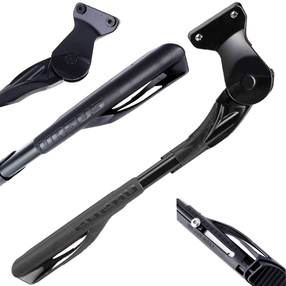 Ursus Schwarz Hinterradständer (18 Mm), Rahmengröße 24–29 Zoll, Bis 35 Kg, Wave Do E-Bike, Aluminium - Image 4