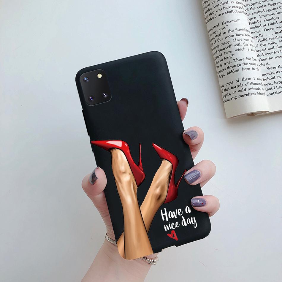 For Samsung Galaxy Note 10 Lite Phone Cover Cute Sweet Girls Patterned Silicone Soft Case For Samsung Note10 Lite S10 Lite Case