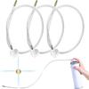 Aerosol Nozzle Extension Hose, Set of 3, for Male Stem Spray Cans, Aerosol Nozzle, Long Nozzle, Aerosol Can Extension Spray Hose, for Aerosol Can