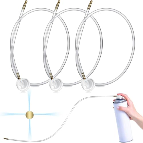 

Подовжувальний шланг для аерозольної насадки, набір з 3 шт., для аерозольних балонів з чоловічим штоком, аерозольна насадка, довга насадка, подовжувальний шланг для розпилення з аерозольного балона, для аерозольного балона