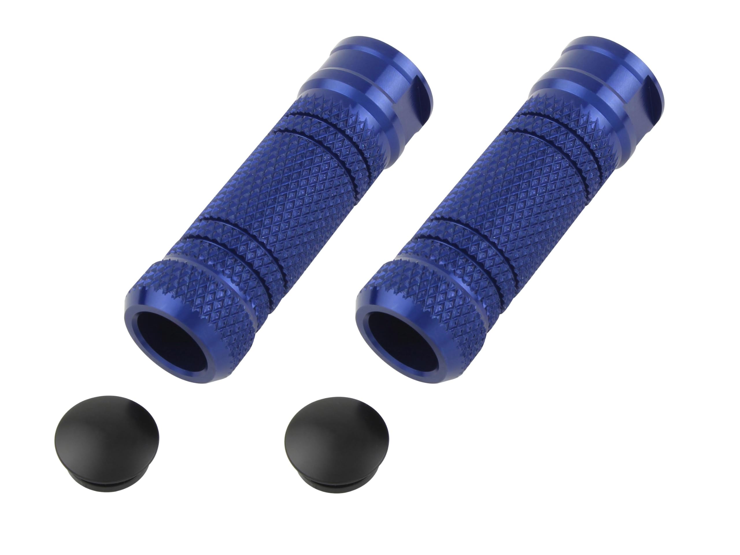 POSH FAITH Motorcycle Supplies Aluminum Machined Step Bar Knurling [Egri] One Size синий