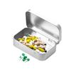Convenient Small Metal Tins with Lid Tinplate Slide Cover Jewelry Organizer Case