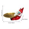 Santa Claus Figurine Christmas Decoration Adornment Decorative Cartoon Sculpture Statue for Shelf