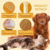 Pet Grooming Self Cleaning Slicker Brushes for Dogs Cats Tool Gently Removes Loose Tangled Undercoat Hair Brush for Pet Massage