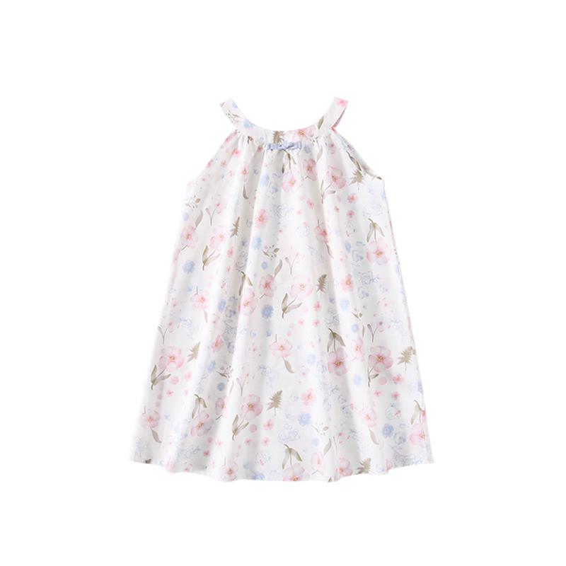 Classic Teddy Girls  Floral Strappy A-Line Dress 90
