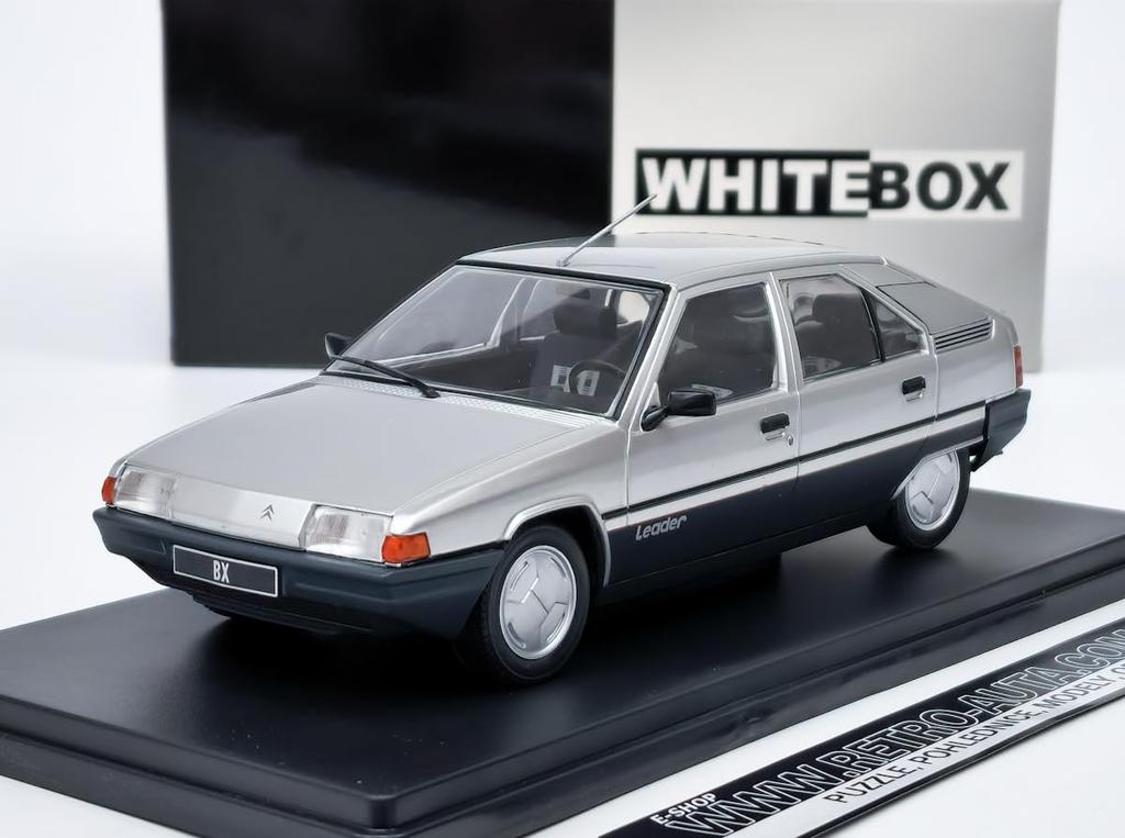 WHITEBOX Citroën Měřítko 1/24 CITROEN BX LEADER 1982 Stříbrný [Paralelní dovoz]