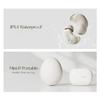 Holy serpent Noise Cancellation Sleep Bluetooth Headphones, Wireless In-Ear for Sleeping, Comfortable Fit, Sleep Aid, ASMR Soundproof Earplugs, White