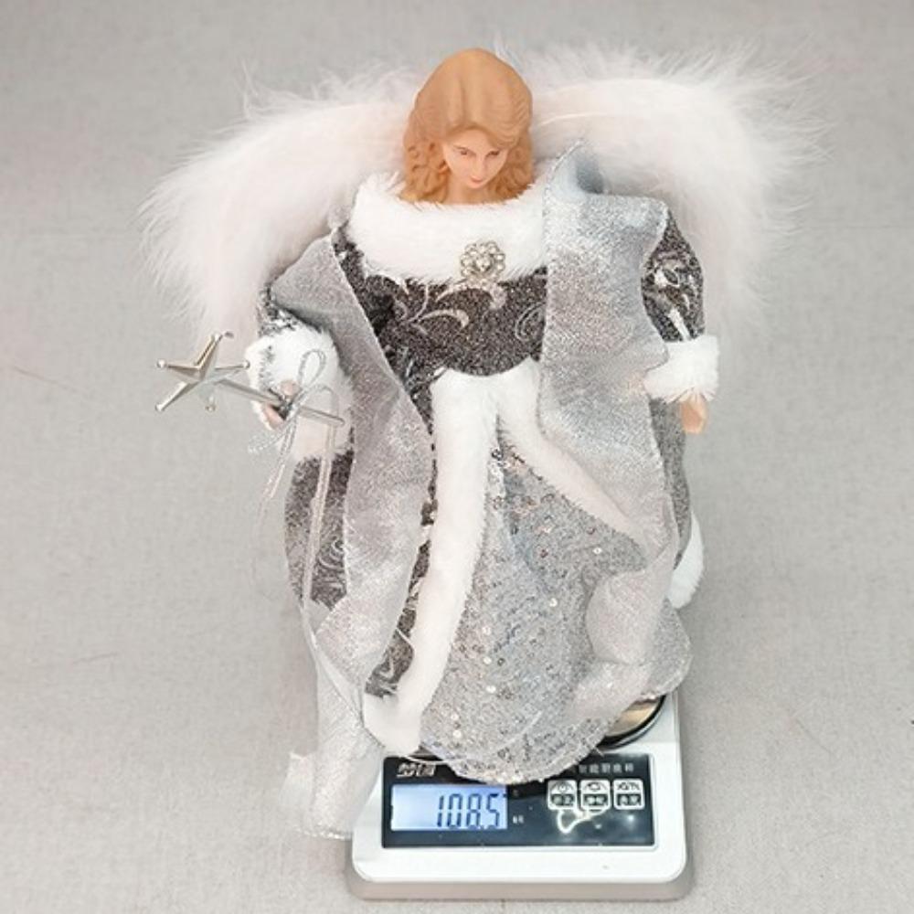 Lalka Anioł Festiwalowy Gwiazda na Wierzchołek Drzewka Delikatny Aniołek na Wierzchołek Świąteczny Gwiazda na Wierzchołek Choinki Święto