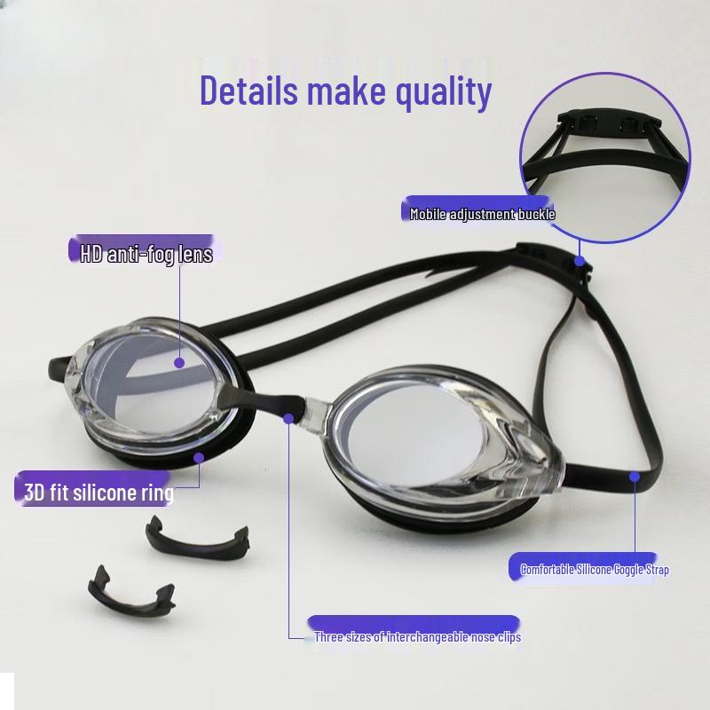 Alliance Messenger Anti-Fog Silicone Swimming Goggles