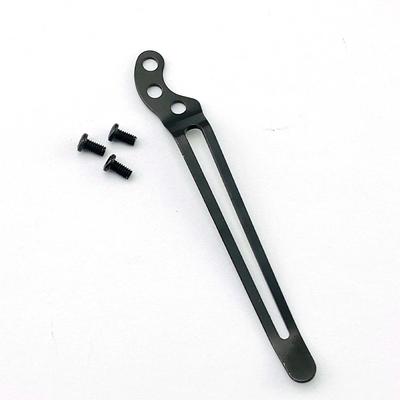 Stainless Steel Back Clip for DIY Folding Pocket Knife Tool DIY Accessories Back Clip Custom Folding Knife Back Clip Holder