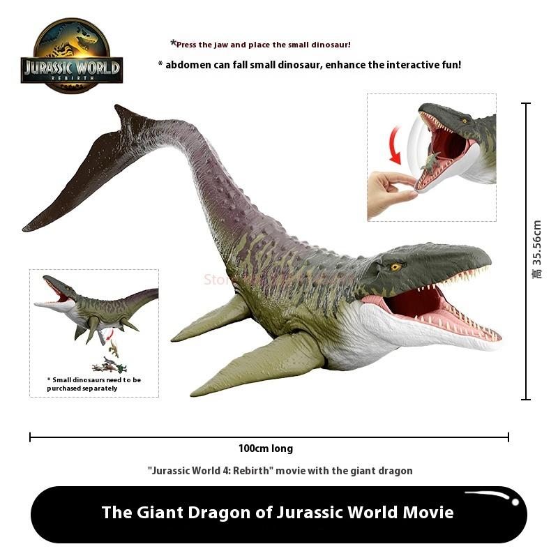 Jurassic World - Die wunderbare Welt der Wunder: Rebirth 4 Spinosaurus Actionfigur Modell Simulierte Dinosaurier Modell Spielzeug Kindergeburtstagsgeschenk