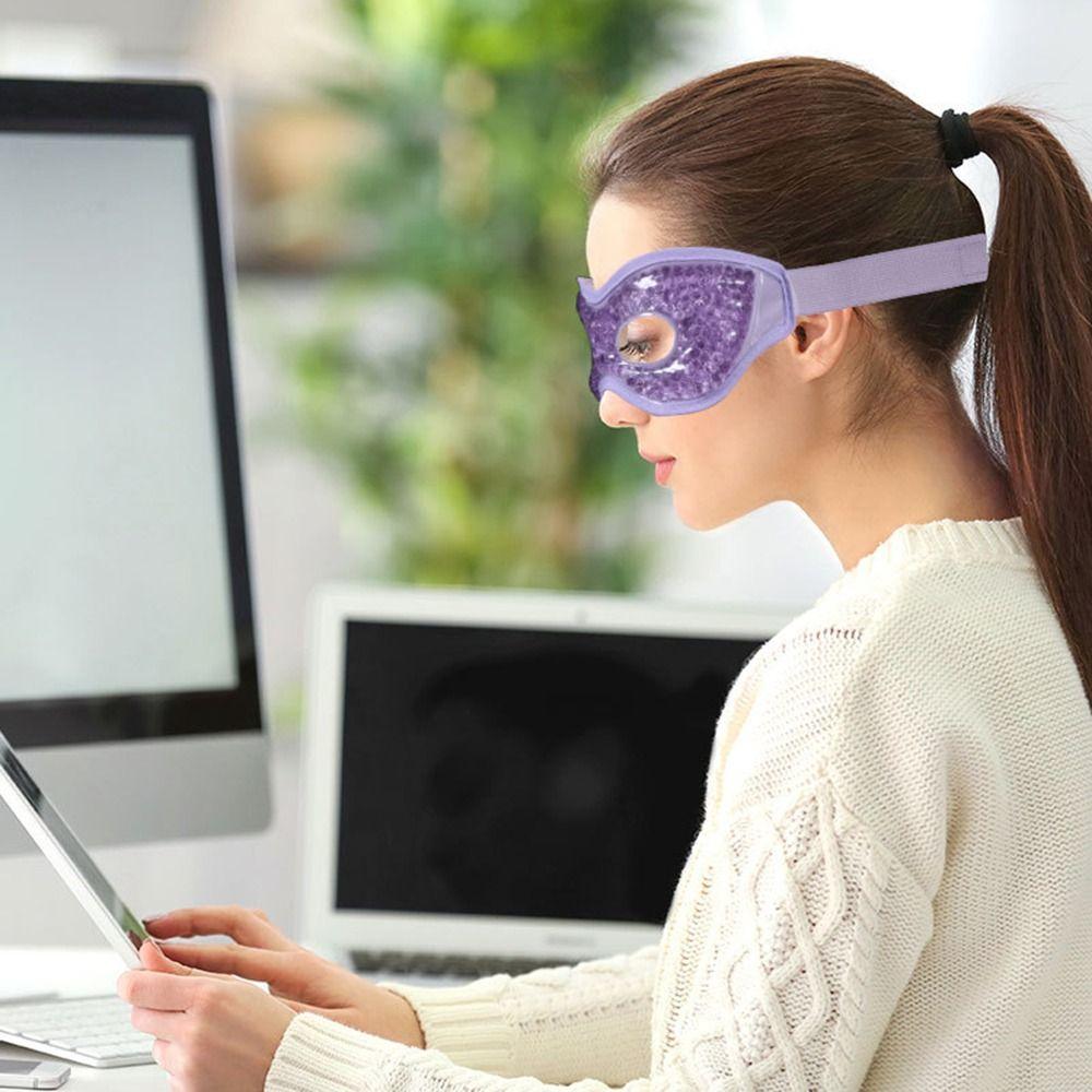 Cold Hot Compress Cooling Massager Ice Gel Face Mask Cooling Sleep Mask Gel Ice Mask Facial Mask