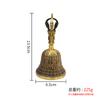 Thickened Ritual Instrument Brass Vajra Pestle Copper Handheld Three Pure Ones Buddha Bell Anti