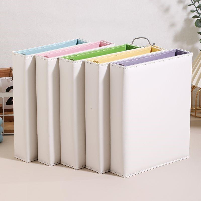 Binder A5 Photocard Collect Book Magnetic Buckle Large Capacity Card Holder PU Leather Idol Photo Card Collection Album ZF932