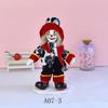 Keramik Clown Figur Puppe Zirkus Unterhalter Skulptur Statue Mit Buntem Kostüm Für Zuhause Büro Regal Ausstellen