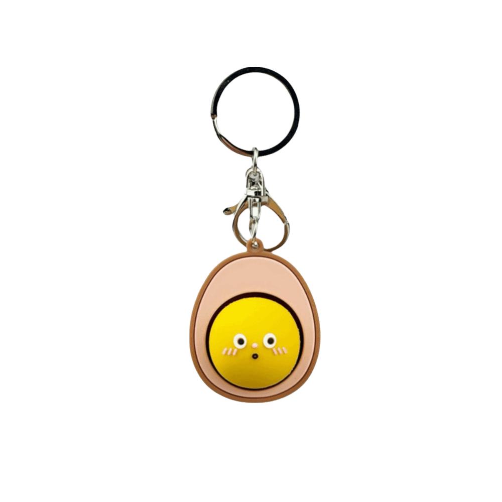 Funny Decompression Keyring Mini Cartoon Cute Fidget Pendant Adults